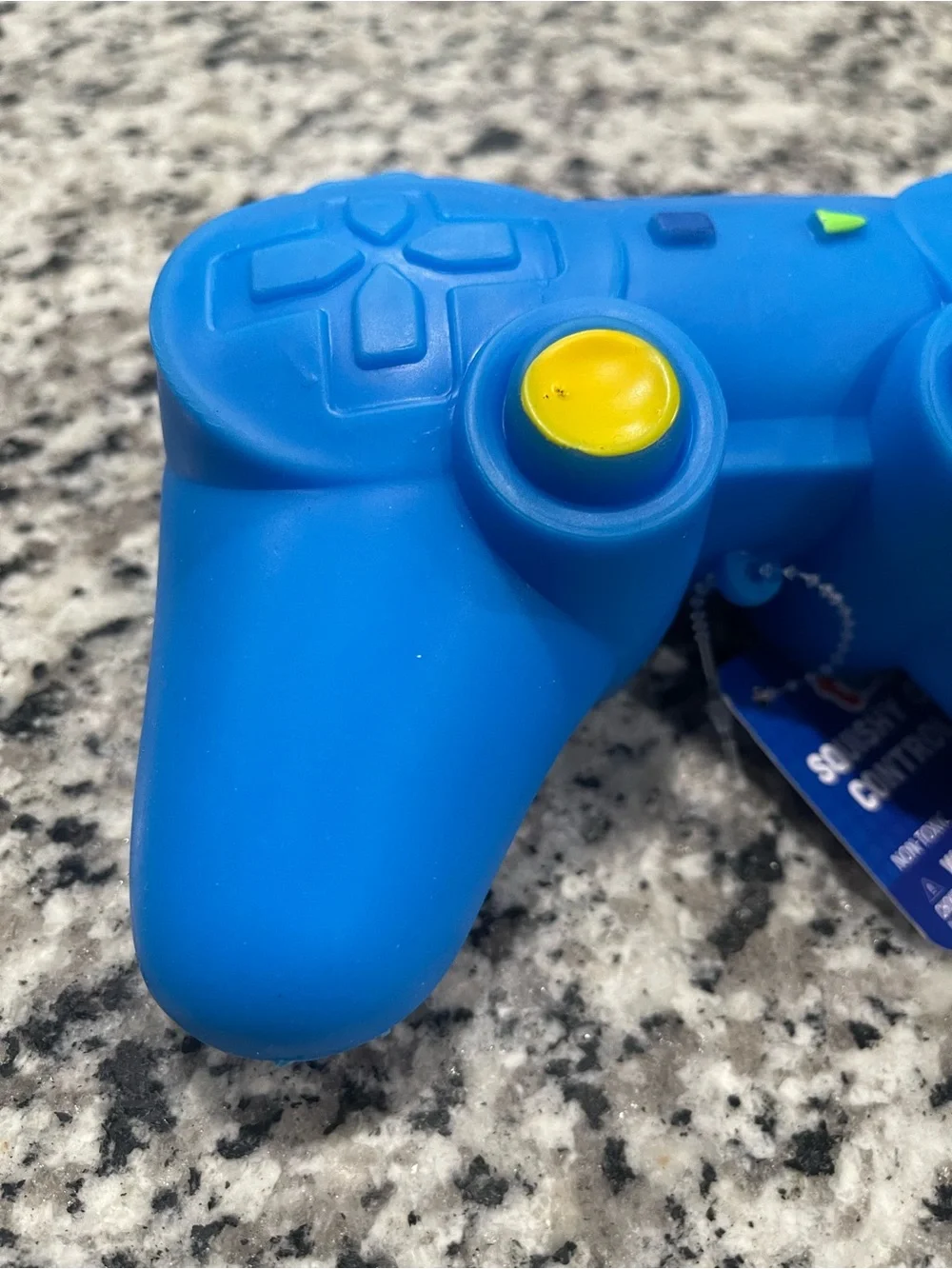 Blue Gaming Controller Stress Toy - Soft Squeeze Simulator